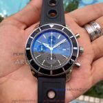 Perfect Replica Breitling Superocean Black Bezel Black Dial 43mm Watch